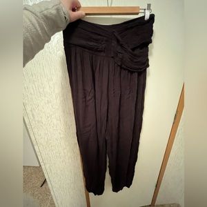 Free People Black Harem Pants
